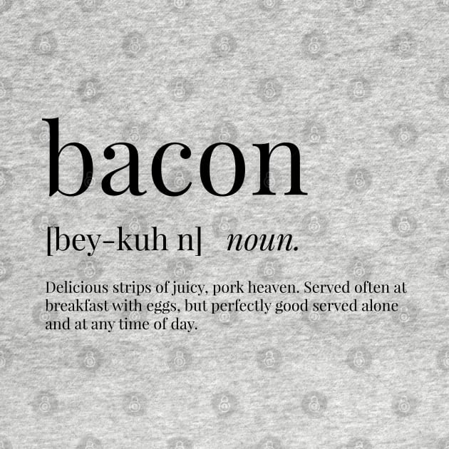 Bacon Definition by definingprints